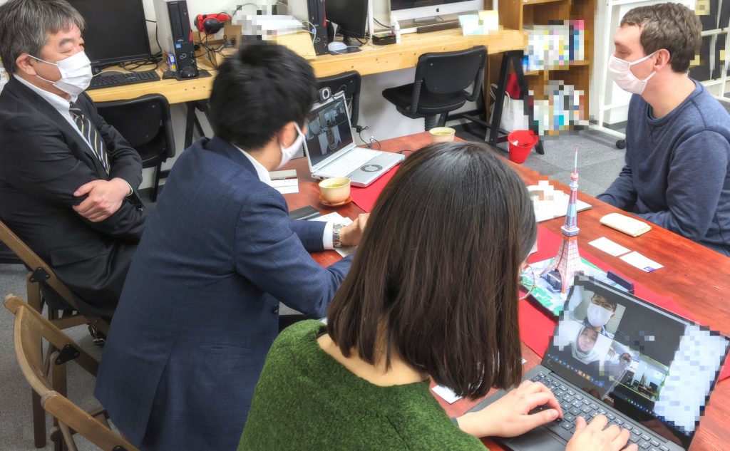 取材の様子