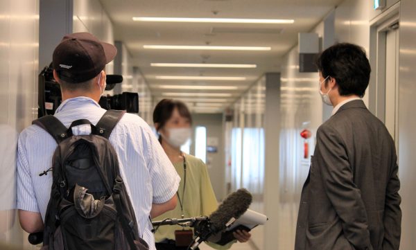 ミヤギテレビ取材の様子